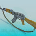 3d model AK - preview