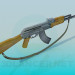 3d model AK - preview