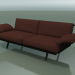 3d model Central module Lounge 4402 (L 180 cm, Black) - preview