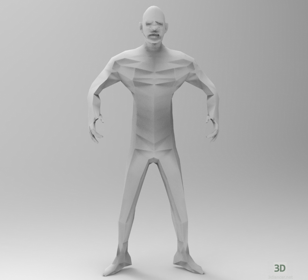 3d model Humano - vista previa