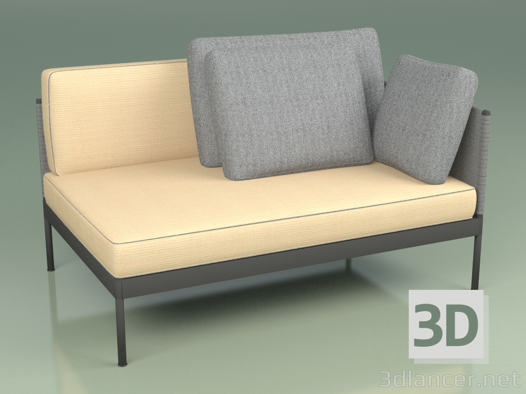 3d model Sofá modular (353 + 335, opción 1) - vista previa