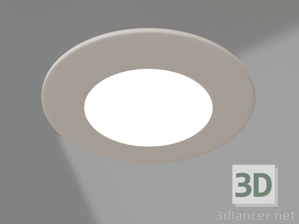 3d model Lámpara DL-85M-4W Blanco Día - vista previa