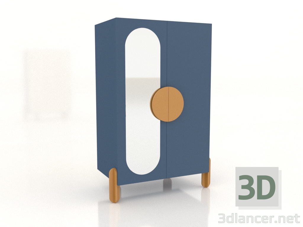 3D Modell Kleiderschrank W1 Größe M - Vorschau