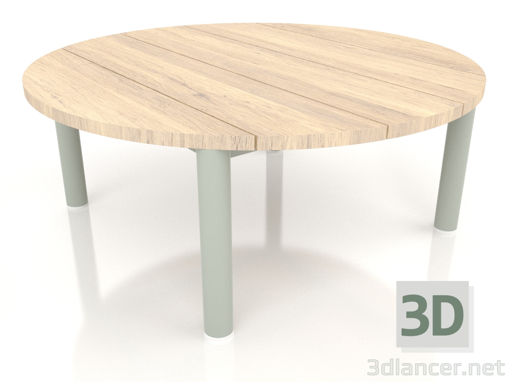 3d model Mesa de centro D 90 (Gris cemento, madera de iroko) - vista previa