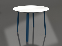 Table à manger ronde Ø90 (Gris bleu)