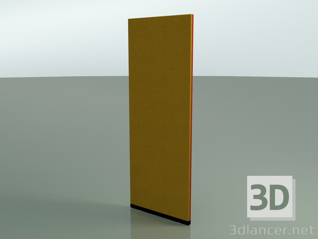 3d model Panel rectangular 6408 (167,5 x 63 cm, dos tonos) - vista previa