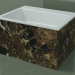 modello 3D Lavabo da appoggio (01R132302, Emperador M06, L 60, P 48, H 36 cm) - anteprima