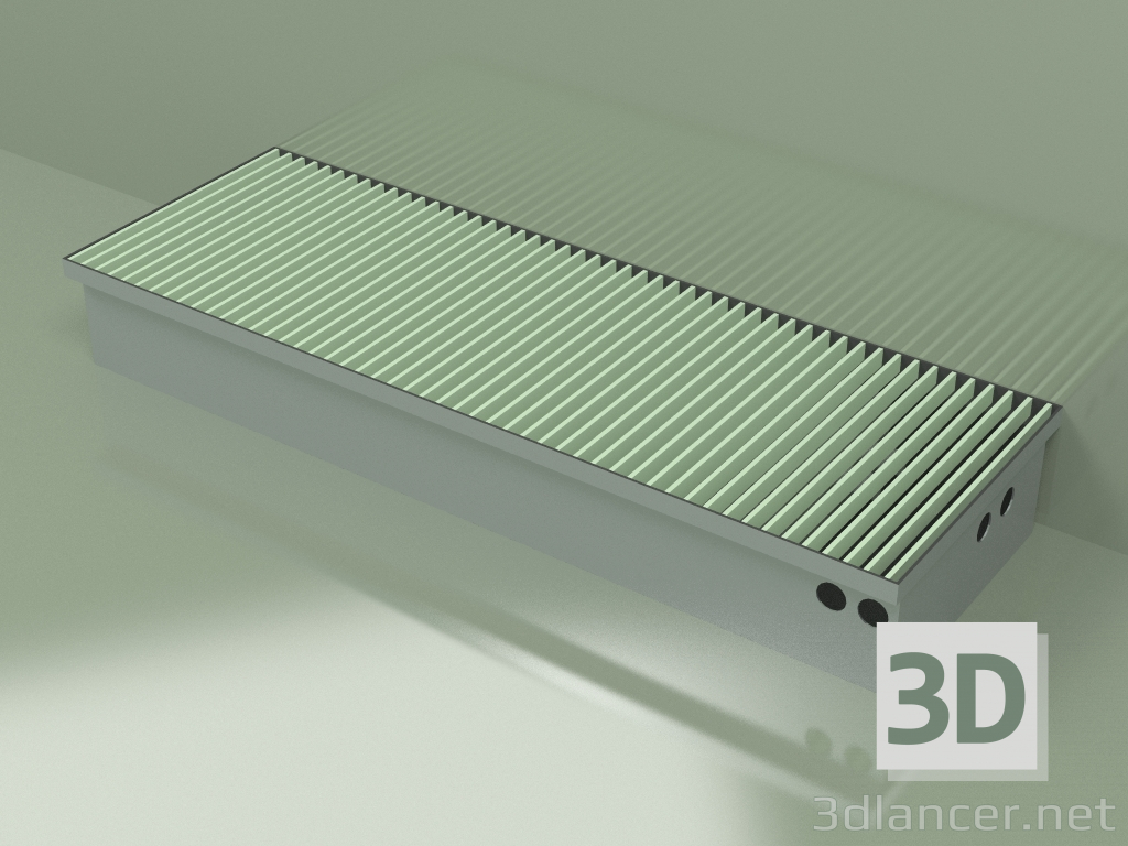 3d model Duct convector - Aquilo F1Т (340x1000x140, RAL 6019) - preview