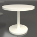 Modelo 3d Mesa de jantar DT 012 (D=900x750, cor branca de plástico) - preview