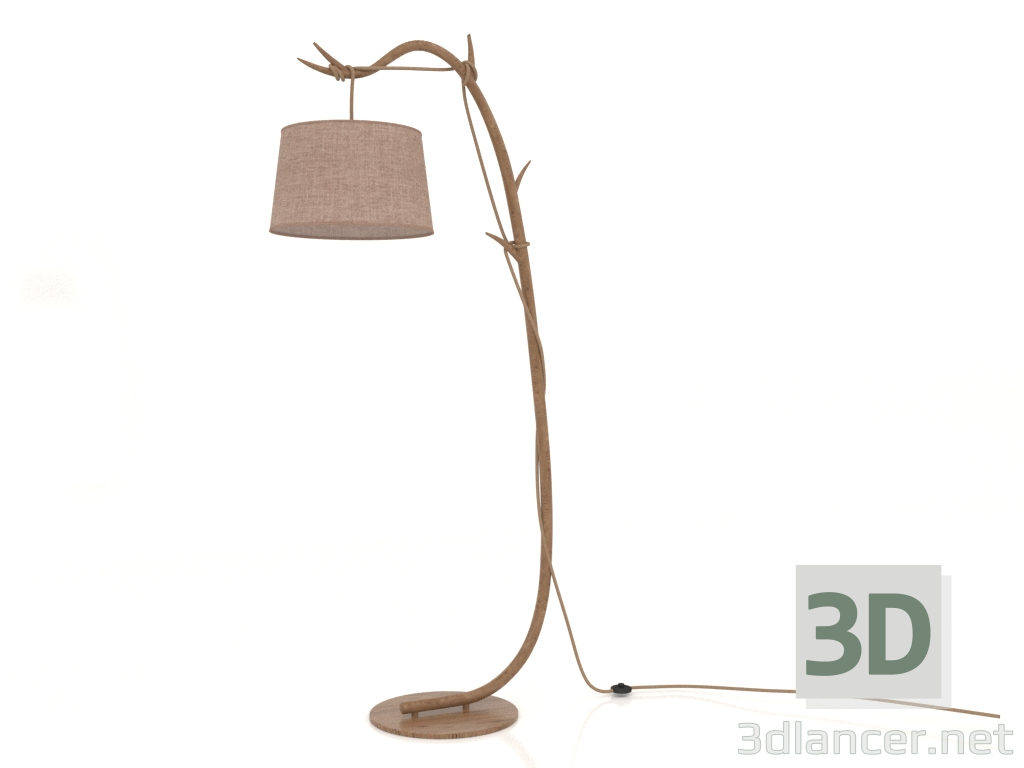 3d model Lámpara de pie (6182) - vista previa