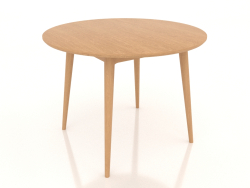 Mesa de jantar Ekarma redonda 1000 mm (Carvalho natural)