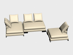 Site Canapé modulable (I-variante)