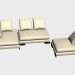 3D Modell Modular Sofa-Website (I-Variante) - Vorschau