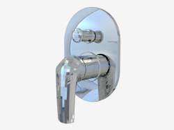 Hidden shower mixer with a switch on the shower Jaguar Line (BDX 044P)