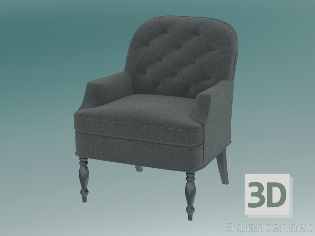 3d model Sillón Barnet Classic - vista previa