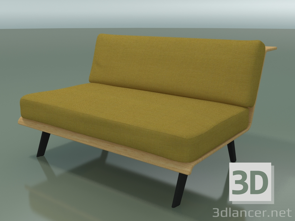 3d model Central module Lounge 4401 (L 120 cm, Natural oak) - preview