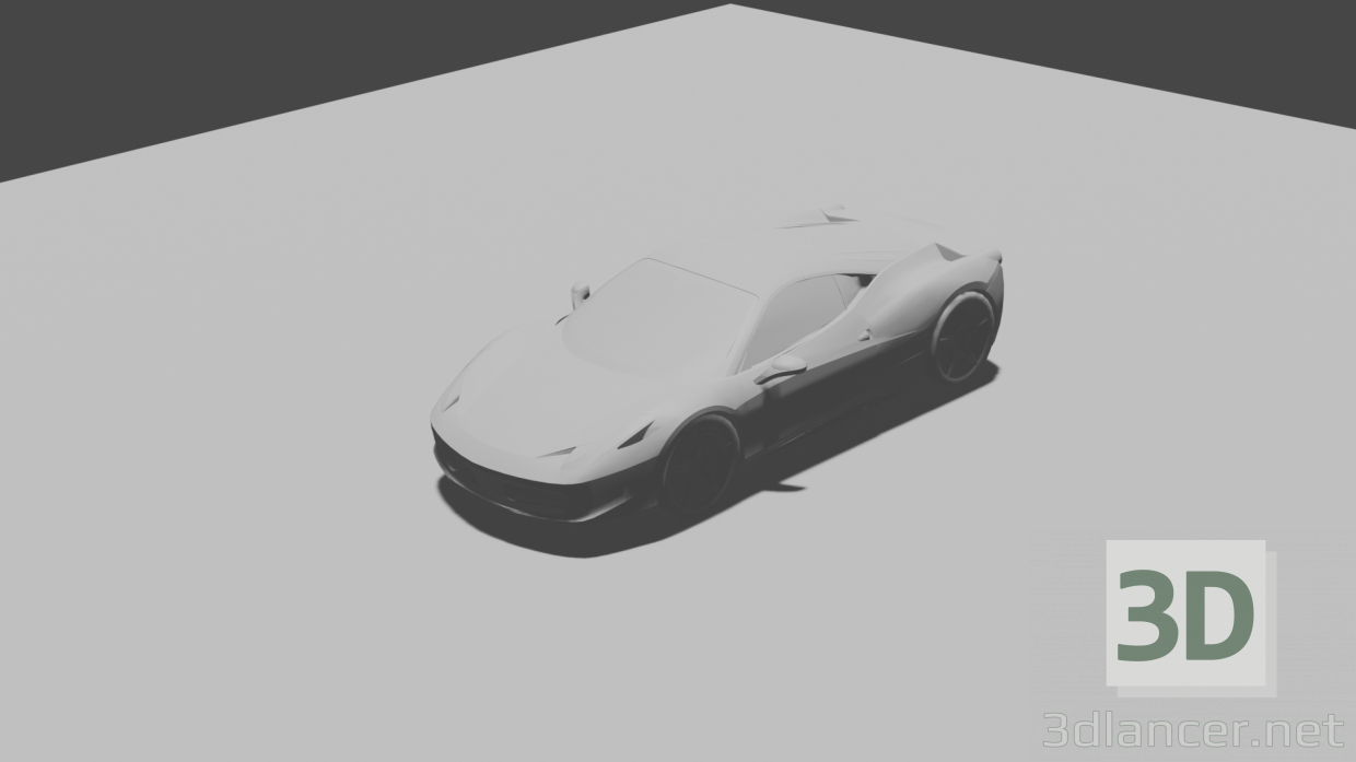 3d Ferrari 458 Italia model buy - render