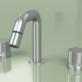 3d model Three-hole faucet with adjustable spout 133 mm (17 36 V, AS) - preview