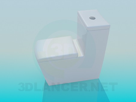 modèle 3D Cuvette de toilette - preview