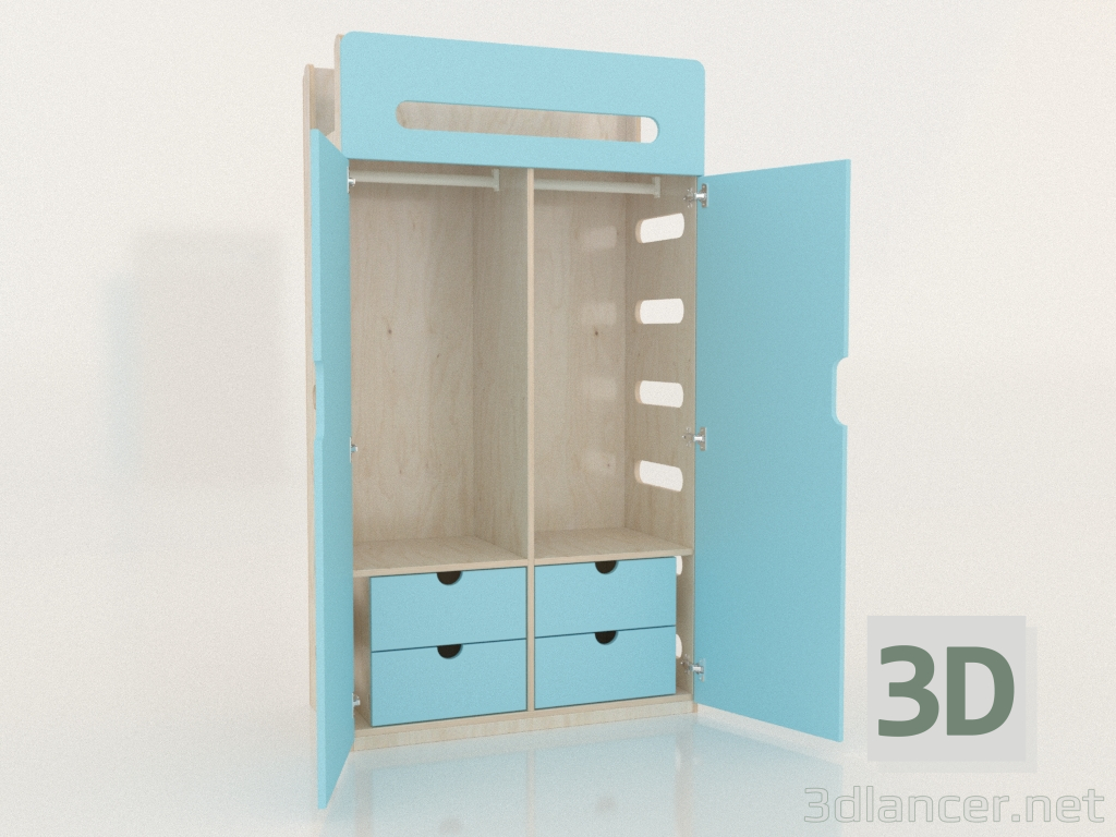 modèle 3D Armoire ouverte MOVE WE (WBMWE1) - preview