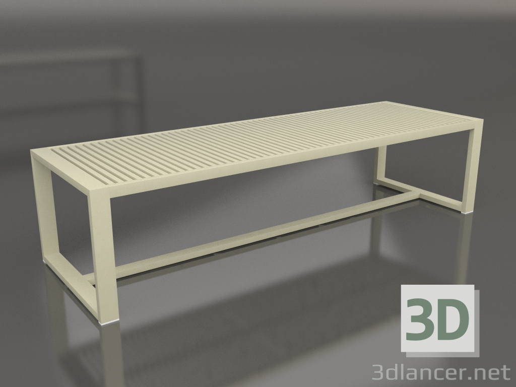 3d model Mesa de comedor 307 (Oro) - vista previa