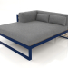 3d model XL modular sofa, section 2 left (Night blue) - preview