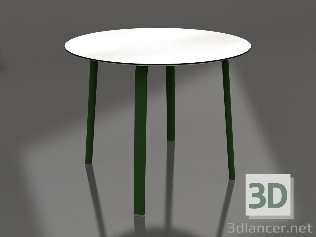 3d model Mesa de comedor redonda Ø90 (Verde botella) - vista previa