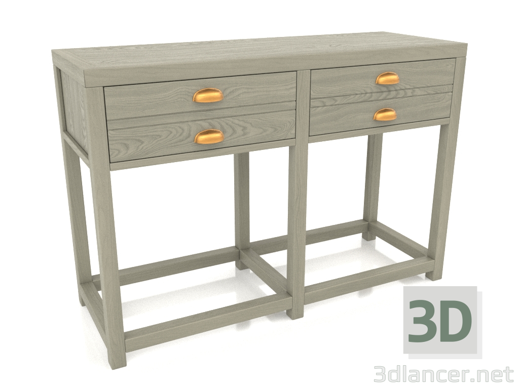 modello 3D Consolle aperta (2 sezioni) - anteprima