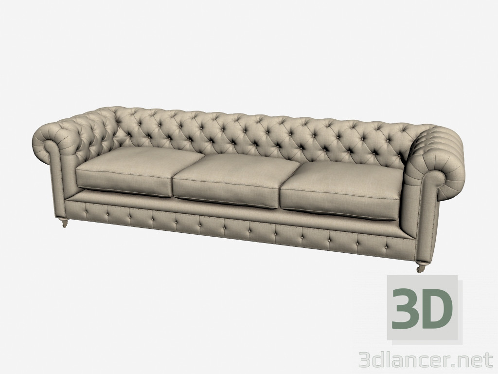 3D Modell Sofa alt CHESTER (101.005 XXL-F01) - Vorschau