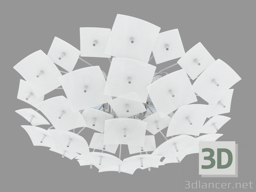 3d model Chandelier (C110234 7white) - preview