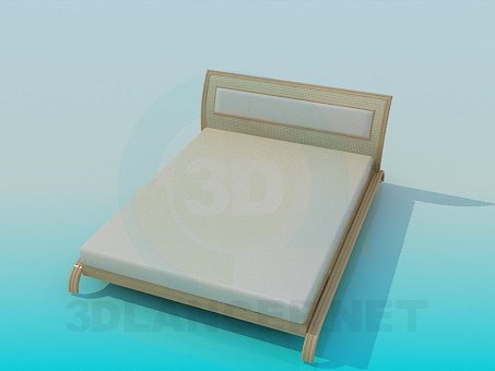 3D modeli Yatak - önizleme