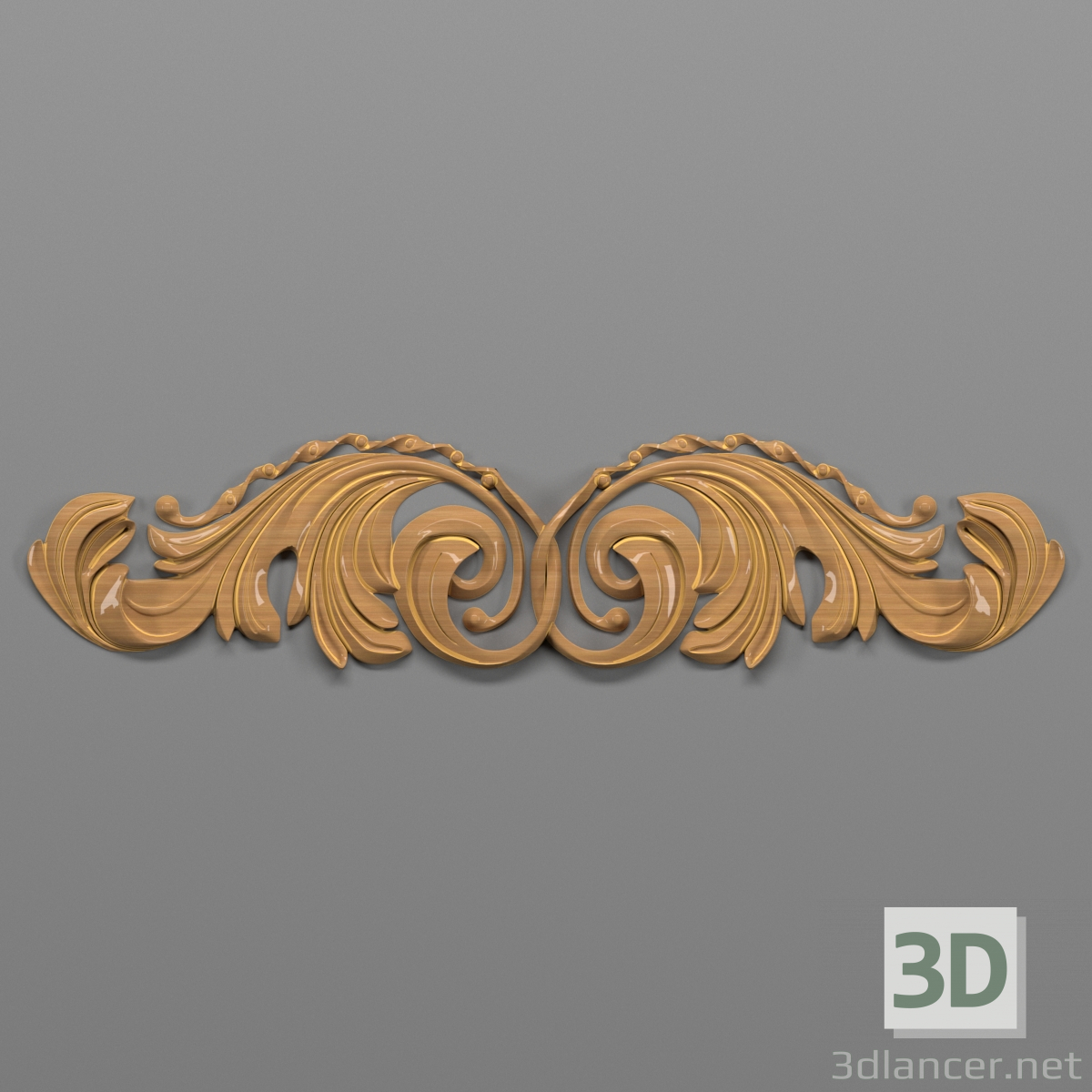 Modelo 3d Decoração horizontal - preview