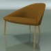 3d model Armchair 4304 (M-96 cm, 4 wooden legs, natural oak) - preview