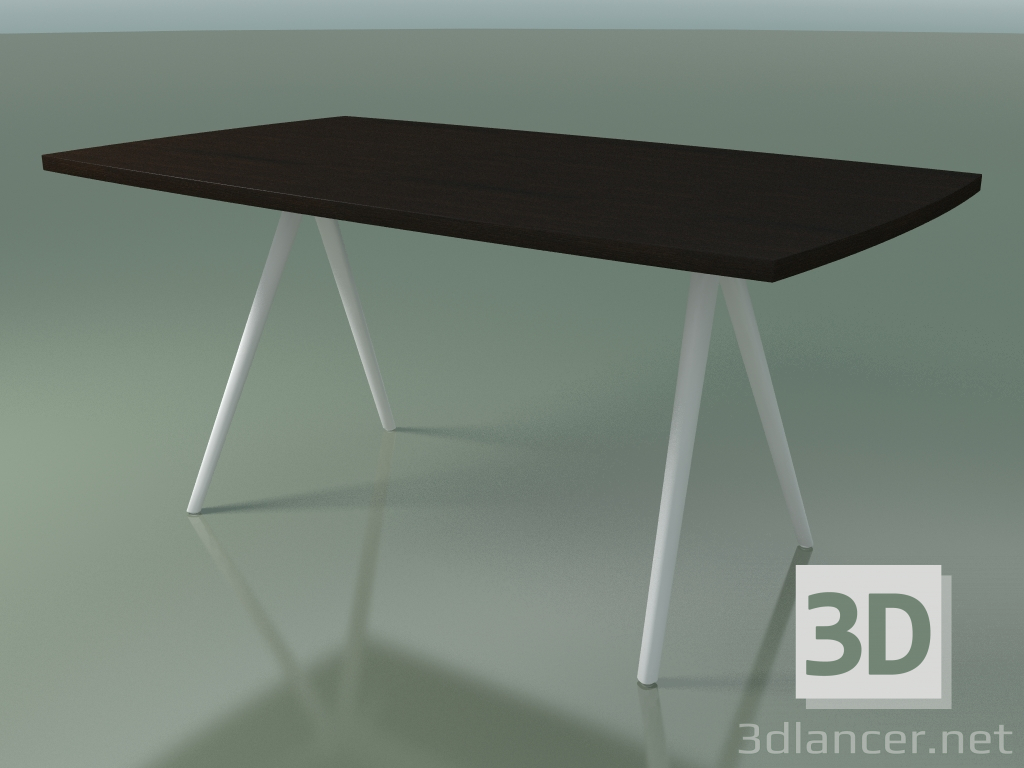 3D modeli Sabun şeklindeki masa 5431 (H 74 - 90x160 cm, bacaklar 150 °, kaplama L21 venge, V12) - önizleme