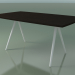 3d model Soap-shaped table 5431 (H 74 - 90x160 cm, legs 150 °, veneered L21 venge, V12) - preview