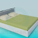 3d model Cama Doble (matrimonio) - vista previa