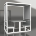 3d model Dining booth (White) - preview