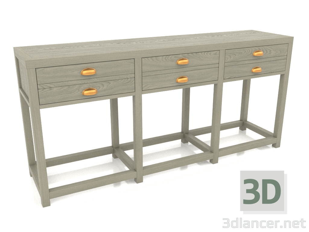 3d model Open console (3 sections) - preview