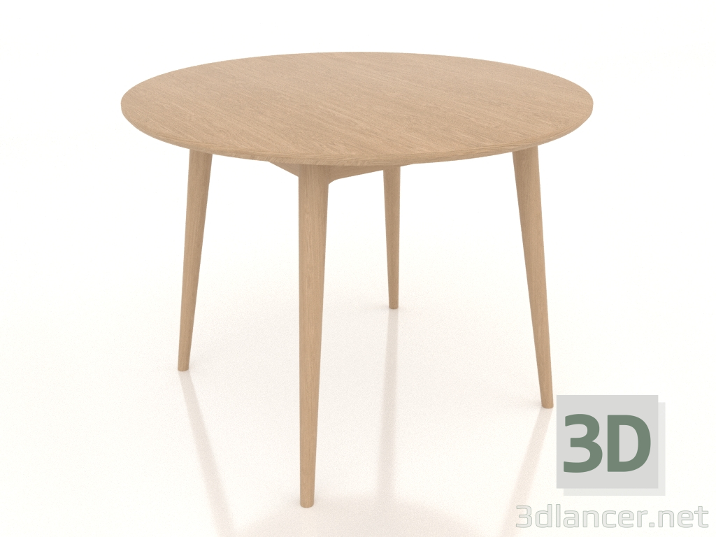 3D modeli Yemek masası Ekarma yuvarlak 1000 mm (Ağartılmış meşe) - önizleme 3D modeli Yemek masası Ekarma yuvarlak 1000 mm (Ağartılmış meşe) - önizleme