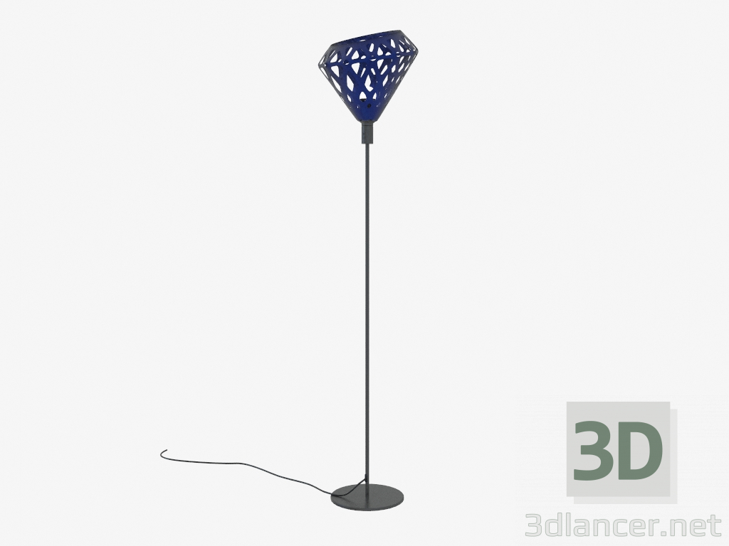 3d model Floor lamp (Blue drk dark) - preview