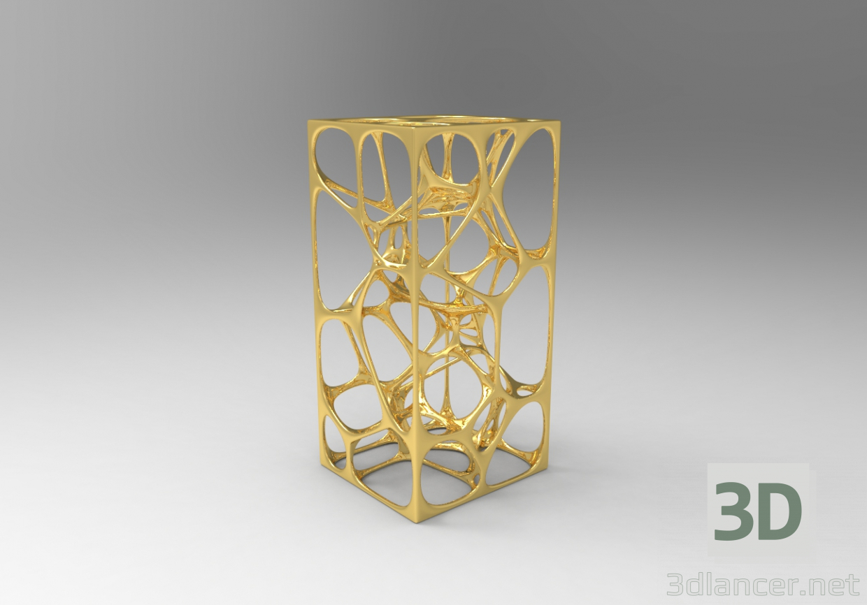 Modelo 3d Voronoi - preview