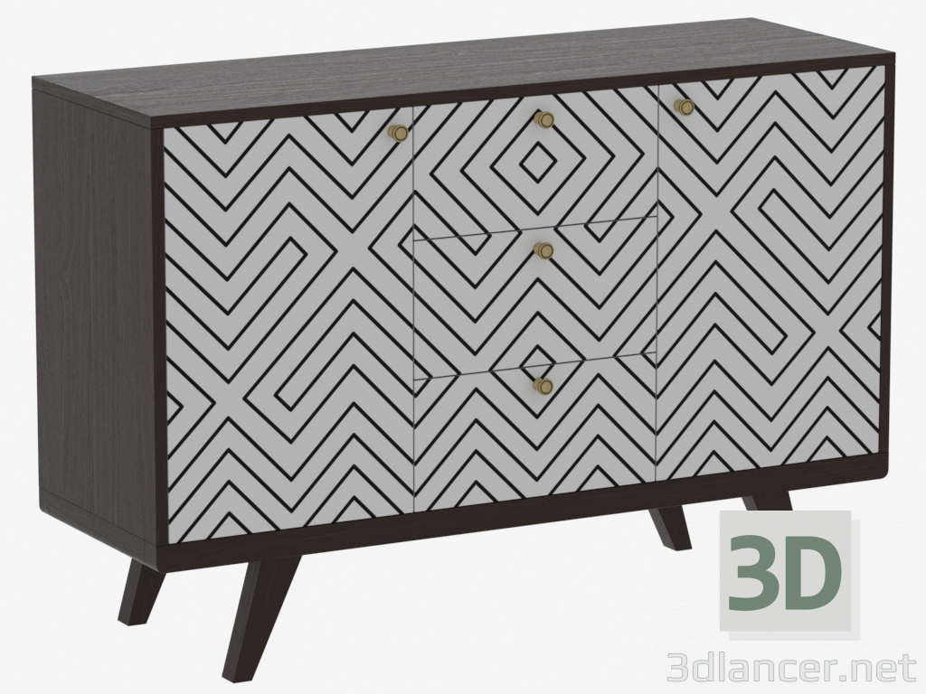 3d model Chest of drawers THIMON (IDC0070020018) - preview