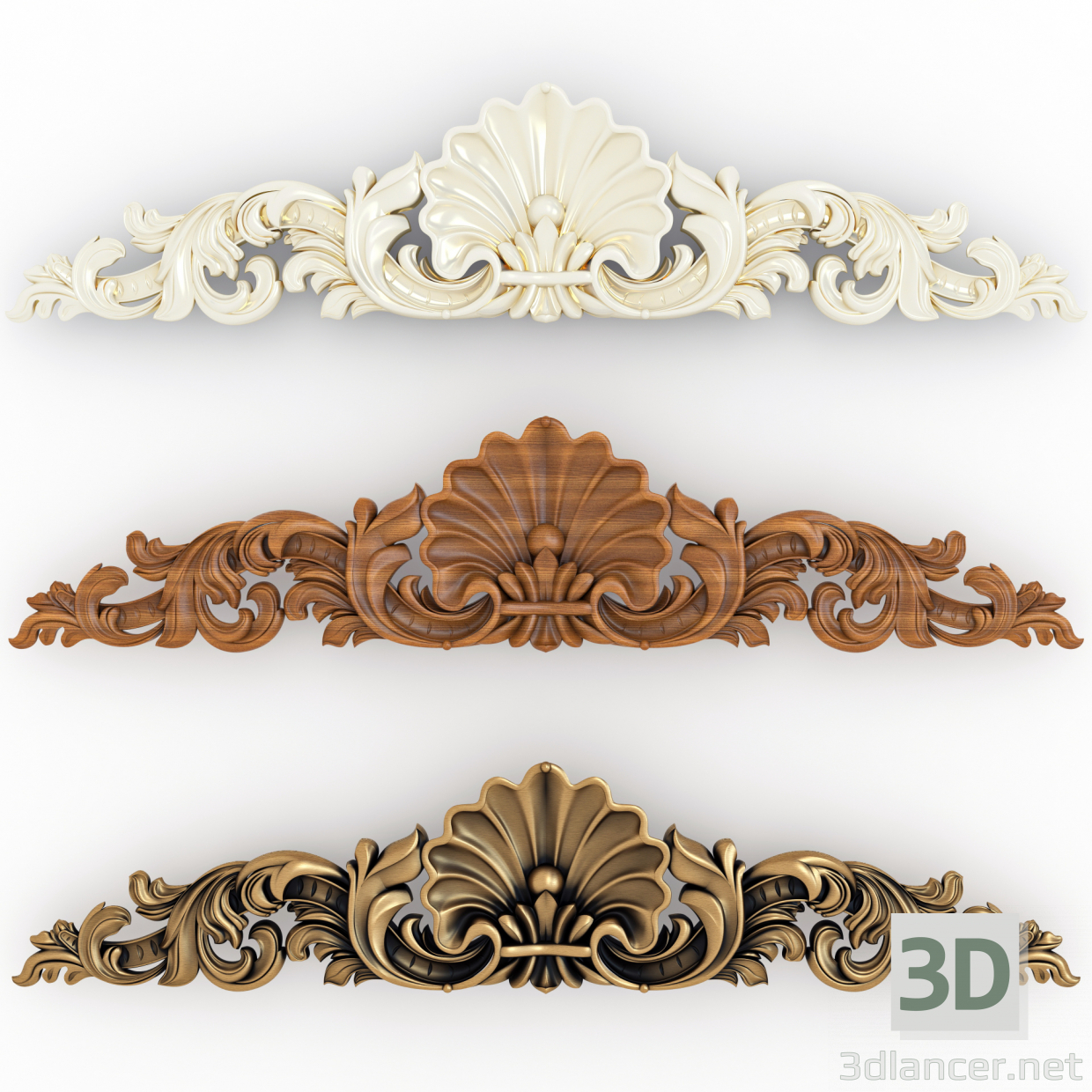 3d Decor horizontal-DG-003 model buy - render