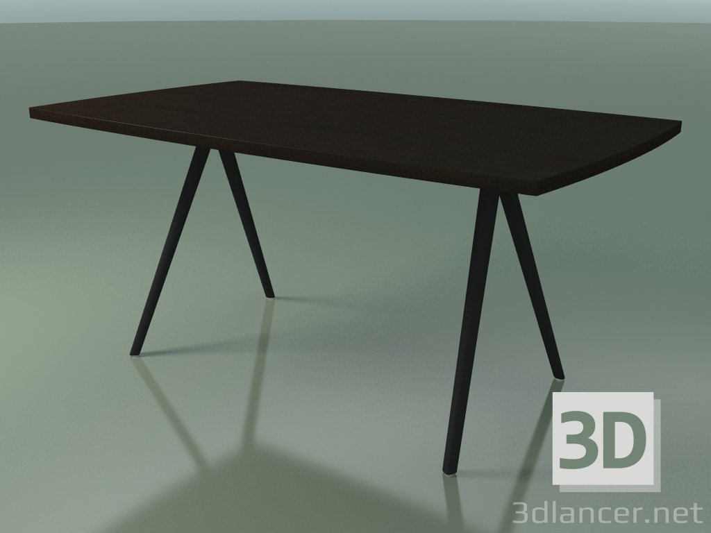 3D Modell Seifenförmiger Tisch 5431 (H 74 - 90x160 cm, Beine 150 °, furnierte L21-Rache, V44) - Vorschau