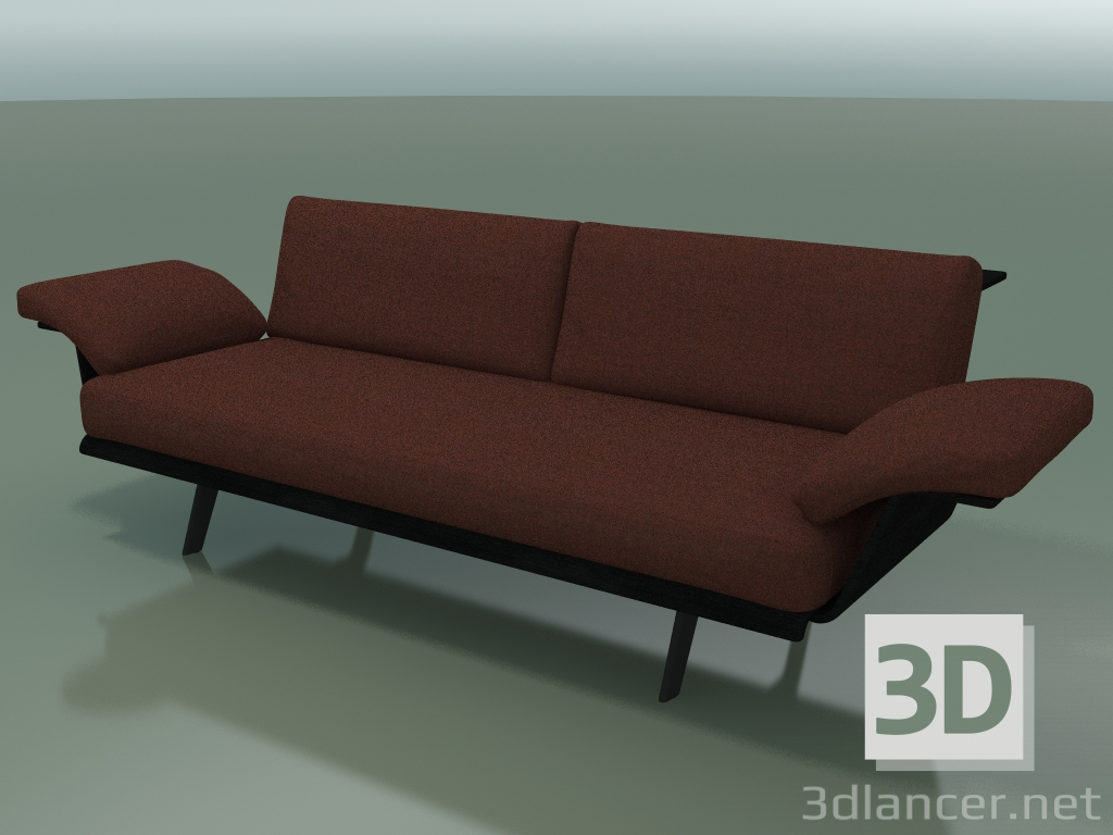 3D modeli Merkezi modül Lounge 4403 (L 180 cm, Siyah) - önizleme