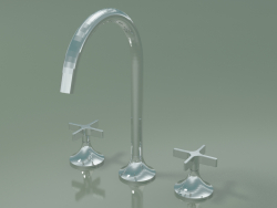 Mixer with two handles and three mounting holes (20 713 809-000010)