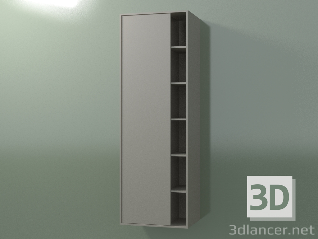 3d model Wall cabinet with 1 left door (8CUCEDS01, Clay C37, L 48, P 36, H 144 cm) - preview