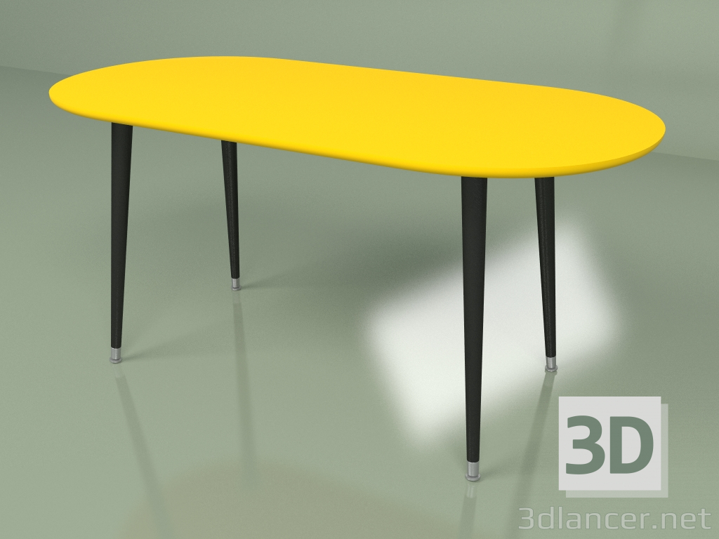 Modelo 3d Tinta de sabão de mesa (amarelo mostarda) - preview