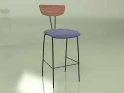 Tabouret de bar Apel (bleu)