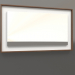 modèle 3D Miroir ZL 18 (750x450, blanc, bois brun clair) - preview